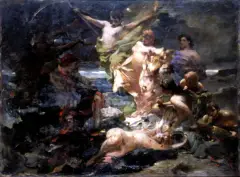 Franciszek Żmurko, Przeszłość grzesznika, 1894, olej, płótno
