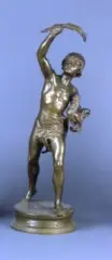 Vainqueur au coq by Henri Honoré Plé, 1905, brąz patynowany, offered Jun 2002