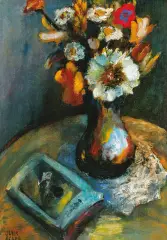 Julia Acker, Barwy kwiatów, olej, płótno