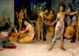 Tomasz Kazikowski, Egida, 1998, akwarela, papier