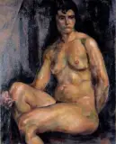 Henri Epstein, Akt siedzącej kobiety