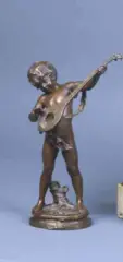 Preludium by Auguste Moreau, ok. 1890, brąz, sold Mar 2002