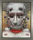 POLYFACIONIZM by Franciszek Starowieyski, 1988, akryl, olej, płótno, sold Nov 2001