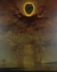 Zdzisław Beksiński, BEZ TYTUŁU, 1972, akryl, płyta pilśniowa