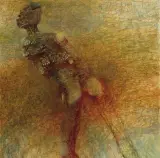 B Ś by Zdzisław Beksiński, 1998, olej, płyta pilśniowa, sold Nov 2001