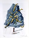 Salvador Dalí, „CZYŚCIEC”, PIEŚŃ III, 1962, drzeworyt,papier krem. żeberk