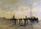 Knud Winfeld-Hansen, Zbieracze krabów, olej, płótno