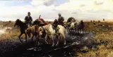 Michał Gorstkin-Wywiórski, W stepie