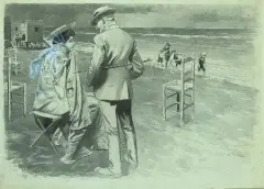 Na plaży by Max Flashar, 1907, inna, sold Jun 2001