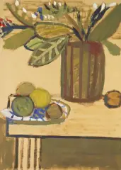 Artur Nacht-Samborski, Kwiaty i owoce, mieszana
