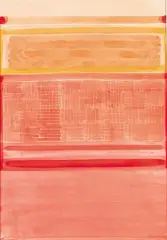 Bez tytułu by Stefan Gierowski, akwarela, papier, sold Apr 2001