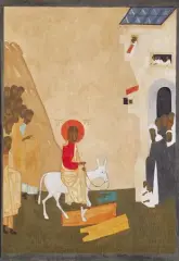 Jerzy Nowosielski, Wjazd Chrystusa do miasta, mieszana