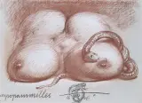 Franciszek Starowieyski, Les Popammelles, kredka, papier