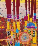 Friedensreich Hundertwasser, Blue Blues
