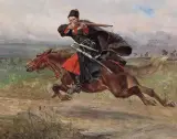 Wojciech Kossak, Czerkies w galopie