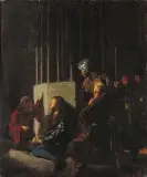 Leon Wyczółkowski, Św. Kazimierz i Jan Długosz, 1873, olej, płótno