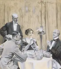 Emil Rosenstand, Rozmowy przy winie, mieszana