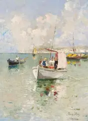 Quintana Olleras, Wybrzeże włoskie, olej, deska