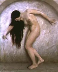 Salome by Marcel Herrfeldt, olej, płótno, sold Dec 2000