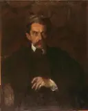 Leon Wyczółkowski, Portret Tadeusza Żuka-Skarszewskiego, olej, płótno