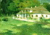 Bronisława Rychter-Janowska, Krzewy różane przed dworem