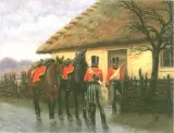 Jan Rosen, Huzarzy przed chatą