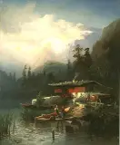 Heinrich Hiller, Pejzaż z okolic Ramsau