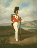 January Suchodolski, Grenadier, 1865, olej, płótno