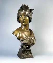 Georges-Charles Coudray, Kwiat Egiptu, brąz patynowany