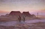 Józef Chełmoński, Pod wieczór ( Z Polesia)