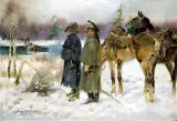 Jerzy Kossak, Żołnierze napoleońscy w odwrocie spod Moskwy