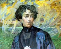 Jacek Malczewski, Portret Matyldy Modesty Wolfarthowej, olej, tektura