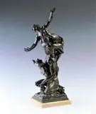 Porwanie Sabinek by Autor nierozpoznany, brąz patynowany, sold Dec 1999