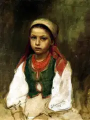 Zygmunt Marczewski, Mała Krakowianka, olej, płótno
