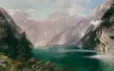 Heinrich Hiller, Königssee, olej, płótno