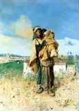 Włoska wieśniaczka by Mariano Fortuny y Carbo, akwarela, papier, offered Oct 1999