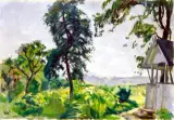 Poranek by Wojciech Weiss, olej, płótno, sold Oct 1999