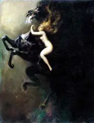 Władysław Podkowiński, Szał uniesień, olej, płótno