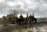 Maksymilian Gierymski, Patrol polski z 1830 roku, olej, płótno