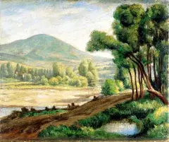 Poranek by Władysław Lam, olej, płótno, sold May 1999