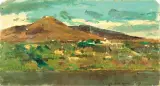 Henryk Siemiradzki, Pejzaż górski z okolic Castel Gandolfo