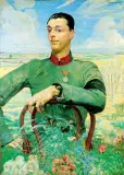 Jacek Malczewski, Portret Antoniego Goetz-Okocimskiego, 1917, olej, tektura