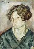 Portret kobiety by Mela - (Melania Mutermilch) Muter, olej, płótno, offered Mar 1999