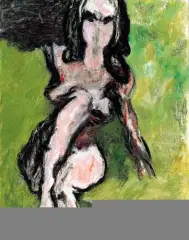 Akt by Henryk Gotlib, olej, płótno, sold Oct 1998