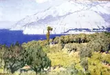 Edward Okuń, Pejzaż włoski - Capri