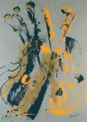 Bez tytułu by Pierre Fernandez Arman, serigrafia, papier, sold Jun 1998