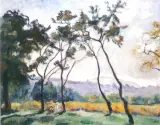 Letni dzień by Wojciech Weiss, olej, płótno, sold Mar 1998