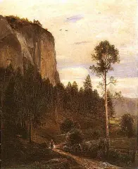 Henryk Grabiński, Skały w Ojcowie, olej, płótno