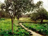 Ogród w południowym słońcu by Jan Stanisławski, olej, płótno, offered Mar 1998