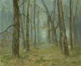 Mieczysław Korwin Piotrowski, Las, olej, dykta